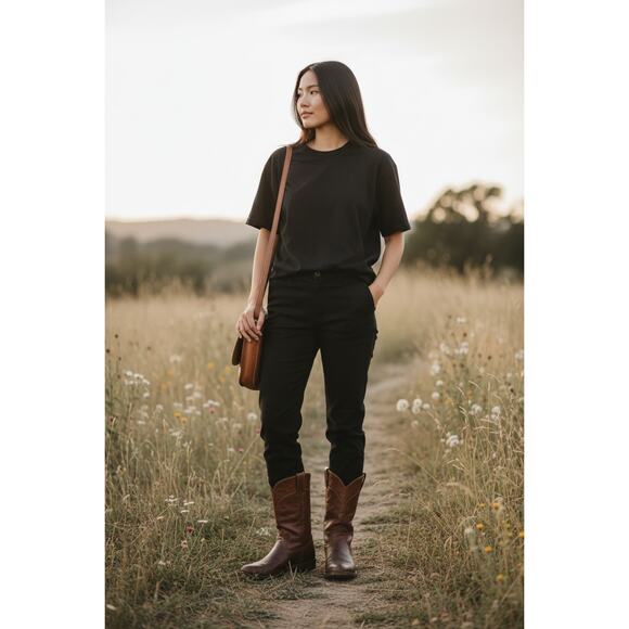 Vintage Justin Boots 3082 Brown Leather Western Cowboy Boots Men’s 6.5D Made USA - Picture 12 of 16